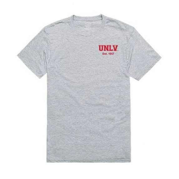 W Republic Apparel 528-137-HGY-05 University of Nevada Las Vegas Practice Tee for Men, Heather Grey - 2XL