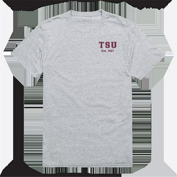 W Republic Apparel 528-393-HGY-05 Mens Practice Tee, Texas Southern - Heather Grey, 2X