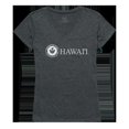 thumbnail image 1 of W Republic Apparel 529-122-HCH-05 Womens Institutional Tee, Hawaii - Heather Charcoal, 2X, 1 of 1