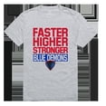 thumbnail image 1 of W Republic Apparel 530-121-HGY-05 Depaul University Workout Tee Shirt - Heather Gray, 2XL, 1 of 1