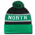 thumbnail image 1 of W Republic Apparel 805-141-BLKKEL University of North Dakota the Legend Beanie NL, Black & Kelly, 1 of 2