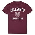thumbnail image 1 of W Republic Apparel  College of Charleston Seal Tee Shirt for Men - Maroon, Large, 1 of 1