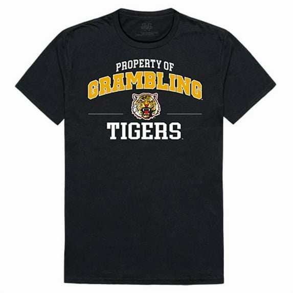 W Republic Apparel Grambling State University Property College Tee Shirt - Black, Small