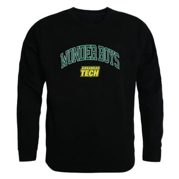 W Republic Arkansas Tech University Wonder Boys Campus Crewneck Sweatshirt, Black - Large