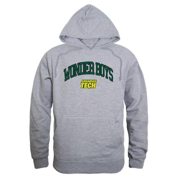W Republic Arkansas Tech University Wonder Boys Campus Hoodie, Heather Grey - Large