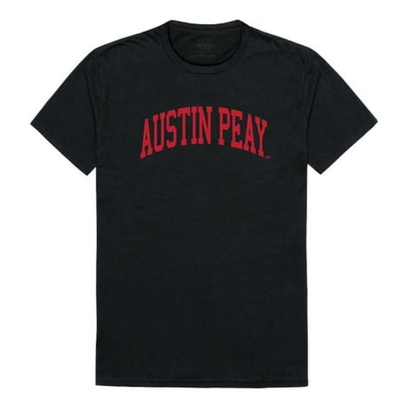 W Republic  Austin Peay State University College T-Shirt, Black & White - Large