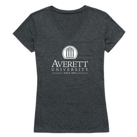 W Republic Averett University Cougars Women Institutional Short Sleeve T-Shirt, Heather Charcoal - Small