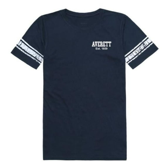 W Republic Averett University Cougars Women Practice Football T-Shirt, Navy - Small