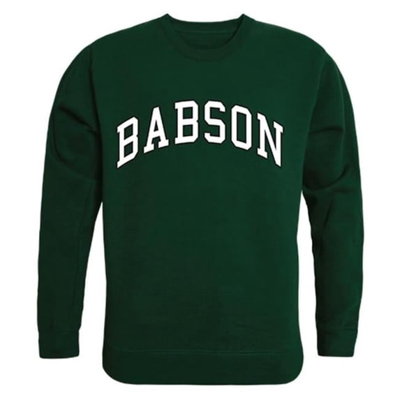 W Republic Babson College Campus Crewneck Sweatshirt, Forest - Large