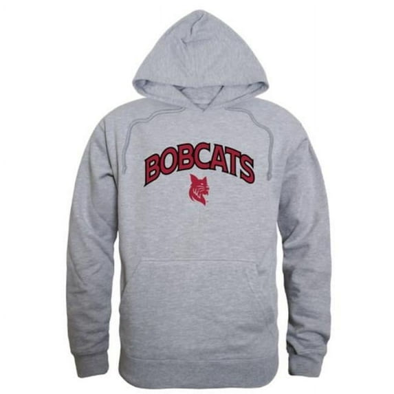 W Republic Bates College Bobcats Campus Hoodie, Heather Grey - Large