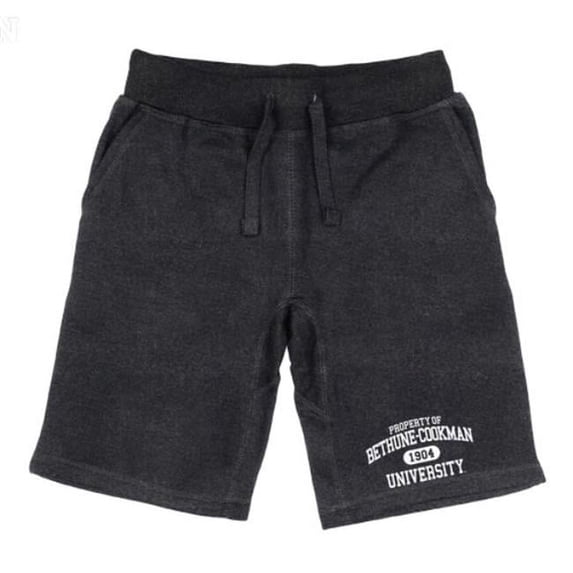 W Republic 566-692-HCH-04 Bethune-Cookman University Wildcats Property Shorts, Heather Charcoal - Extra Large