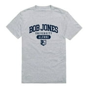 W Republic  Bob Jones University Bruins Alumni T-Shirt, Heather Grey - Small