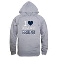 thumbnail image 1 of W Republic  Bob Jones University Bruins I Love Hoodie, Heather Grey - Small, 1 of 1