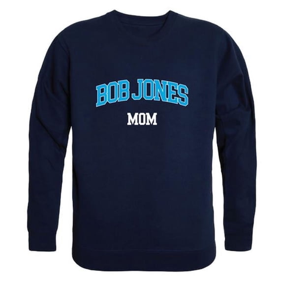 W Republic Bob Jones University Bruins Mom Crewneck Sweatshirt, Navy - Medium
