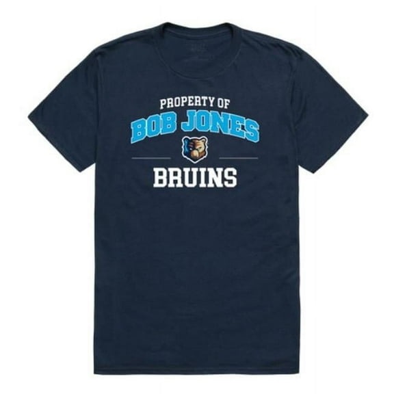 W Republic Bob Jones University Bruins Property College T-Shirt, Navy - Small