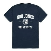 W Republic  Bob Jones University Bruins Seal College T-Shirt, Navy - Extra Large