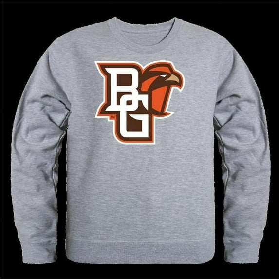 W Republic 508-269-HG2-03 Bowling Green State University Falcons College Crewneck Sweatshirt, Heather Grey - Large