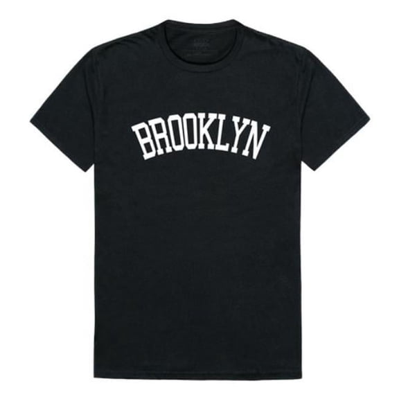 W Republic  Brooklyn College Bulldogs Arch T-Shirt, Black - Small