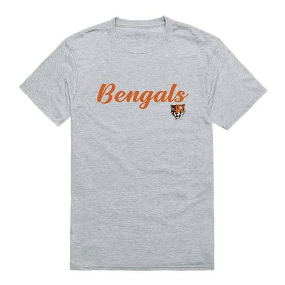 W Republic 554-107-HGY-02 Buffalo State College Script T-Shirt, Heather Grey - Medium