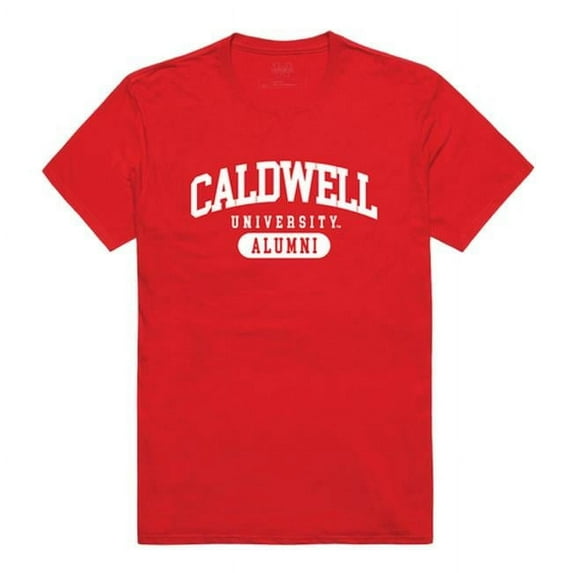 W Republic Caldwell University Cougars Alumni T-Shirt, Red - Extra Large