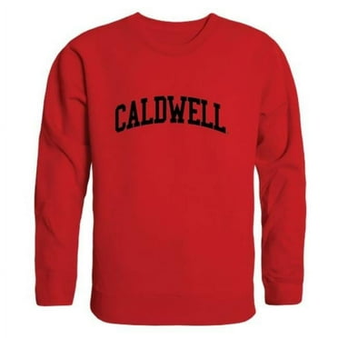 W Republic  Caldwell University Cougars Arch Crewneck Sweatshirt, Red - Medium