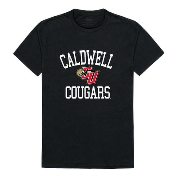 W Republic Caldwell University Cougars Arch T-Shirt, Black - Small