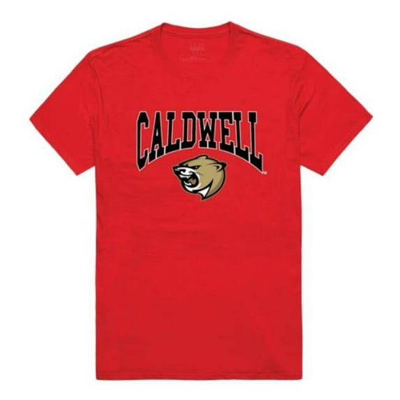 W Republic Caldwell University Cougars Athletic T-Shirt, Red - 2XL