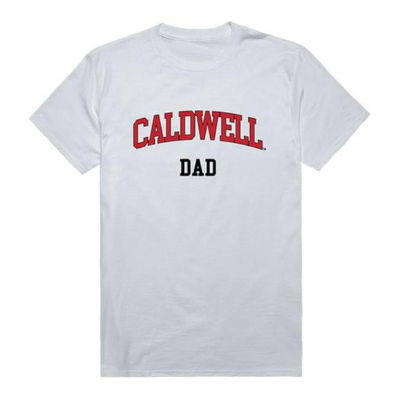 W Republic Caldwell University Cougars College Dad T-Shirt, White - Small