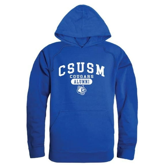 W Republic California State University San Marcos Cougars Alumni Hoodie, Royal - Small