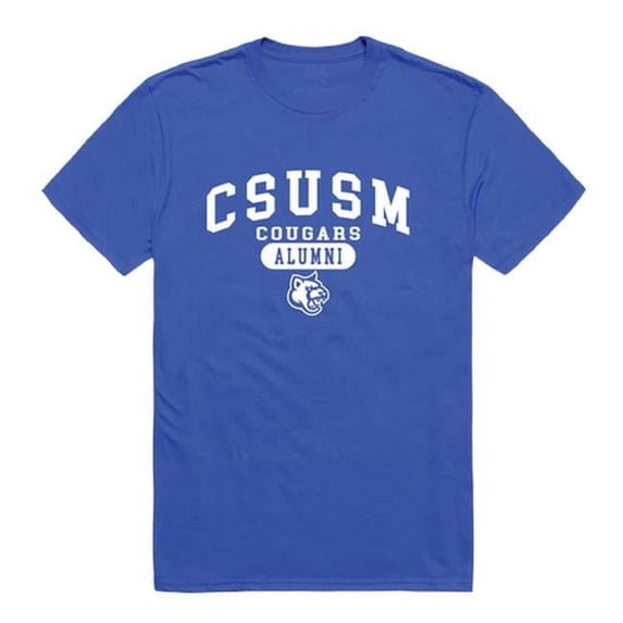 W Republic California State University San Marcos Cougars Alumni T-Shirt, Royal - Medium