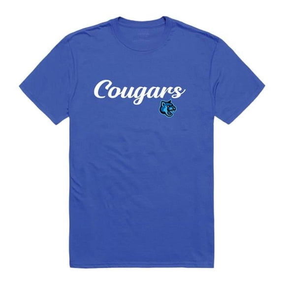 W Republic California State University San Marcos Cougars Script T-Shirt, Royal - 2XL