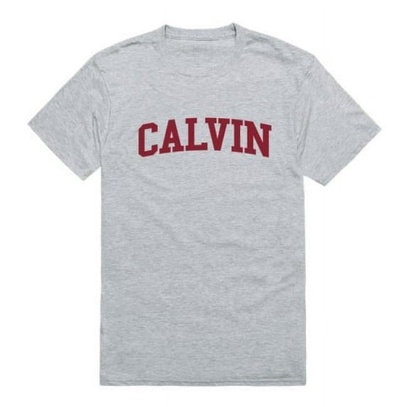W Republic Calvin University Knights Game Day T-Shirt, Heather Grey - Small
