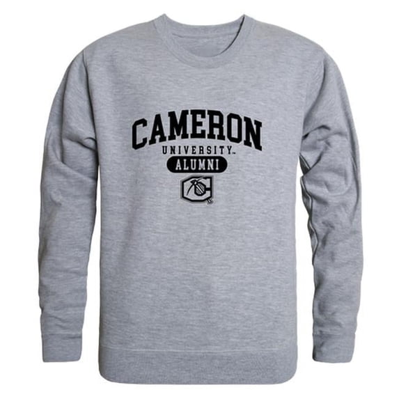 W Republic Cameron University Aggies Alumni Fleece Sweatshirt, Heather Grey - Medium