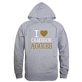 thumbnail image 1 of W Republic  Cameron University Aggies I Love Hoodie, Heather Grey - Large, 1 of 1