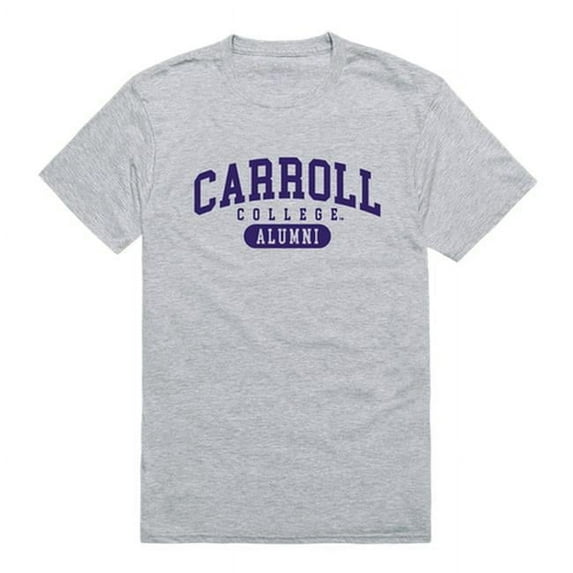 W Republic Carroll College Saints Alumni T-Shirt, Heather Grey - Extra Large