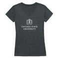thumbnail image 1 of W Republic  Chicago State University Cougars Women Institutional T-Shirt, Heather Charcoal - Small, 1 of 1