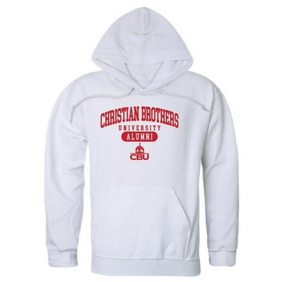 W Republic Christian Brothers University Buccaneers Alumni Hoodie, White - Small
