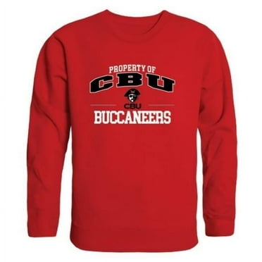 W Republic  Christian Brothers University Buccaneers Property of Crewneck Sweatshirt, Red - Medium