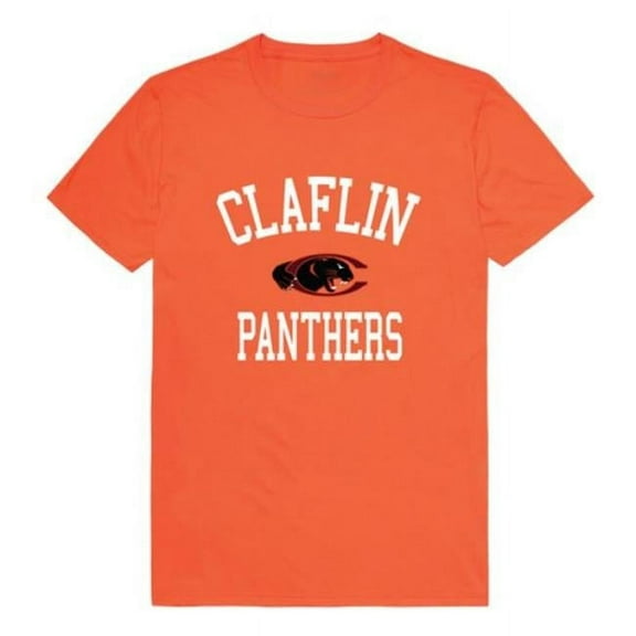 W Republic  Claflin University Panthers Arch T-Shirt, Orange - Large