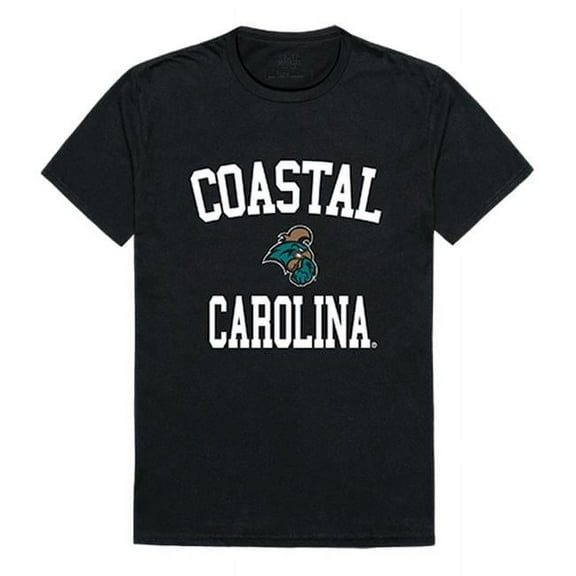 W Republic  Coastal Carolina University Arch T-Shirt, Black & White - Extra Large