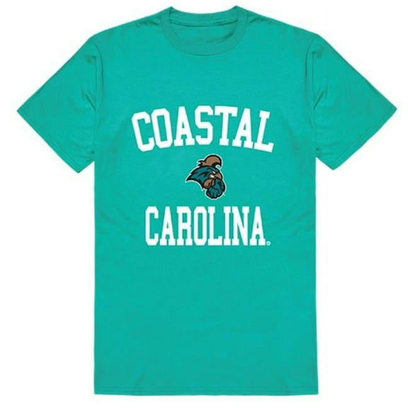 W Republic 539-116-TEA-03 Coastal Carolina University Arch T-Shirt, Teal - Large