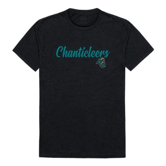 W Republic Coastal Carolina University Script T-Shirt, Black - Small