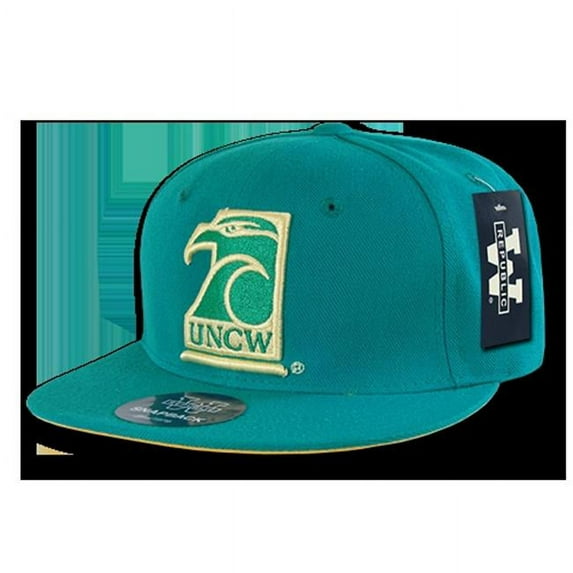 W Republic College Snapback North Carolina Wilmington University, Teal
