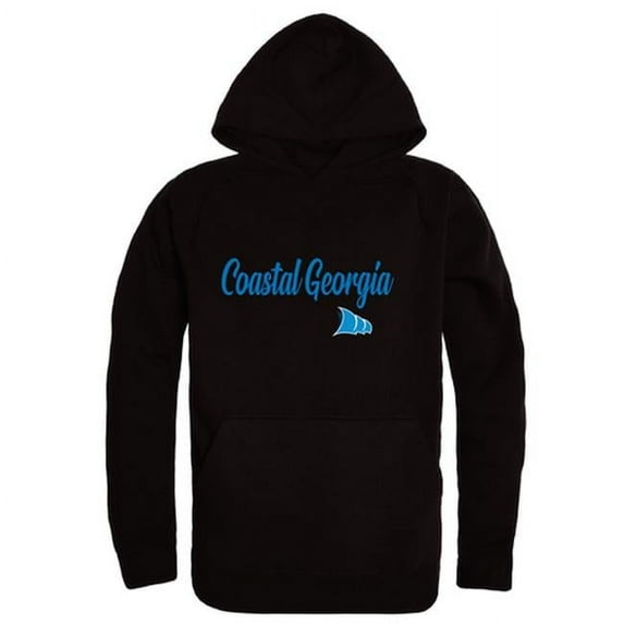 W Republic College of Coastal Georgia Mariners Script Hoodie, Black - 2XL
