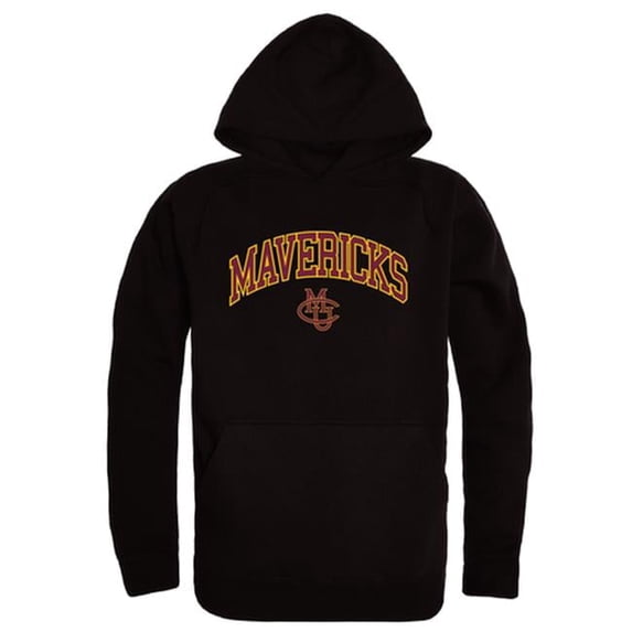 W Republic Colorado Mesa University Men Campus Hoodie, Black & White - Medium