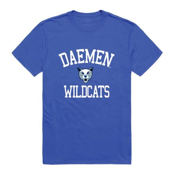 W Republic Daemen University Wildcats Arch T-Shirt, Royal - Medium