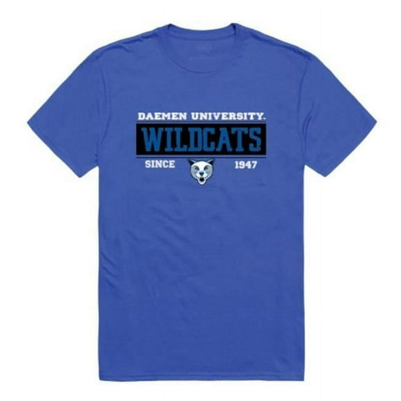 W Republic Daemen University Wildcats College Established T-Shirt, Royal - 2XL