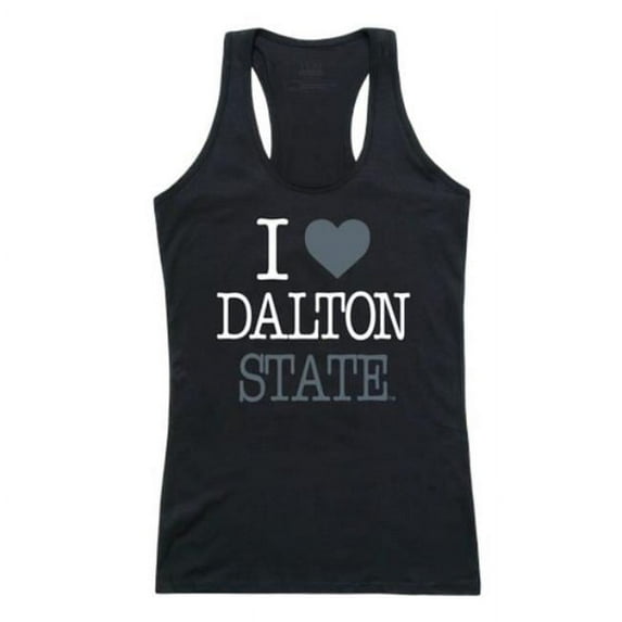 W Republic Dalton State College Roadrunners Women I Love Tank Top, Black - Extra Large