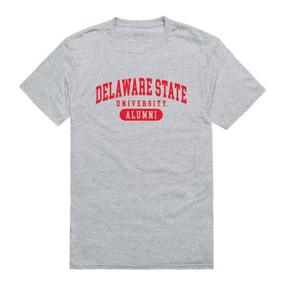 W Republic Delaware State University Alumni T-Shirt, Heather Grey - Small