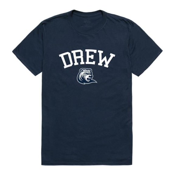 W Republic Drew University Rangers Arch T-Shirt, Navy - Extra Large